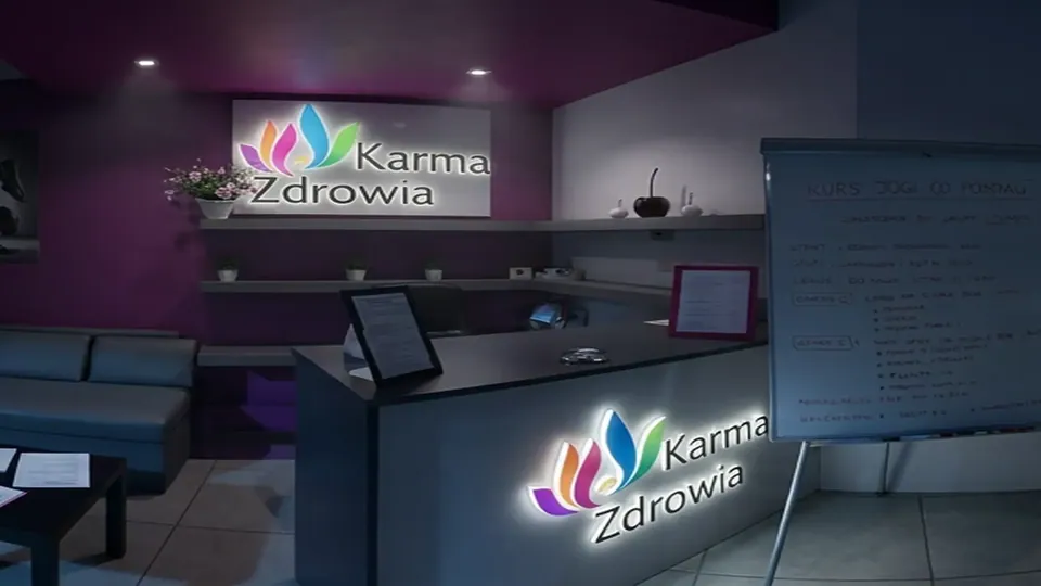 Wnętrze: Karma Zdrowia - Gabinet P-DTR, wersja nocna